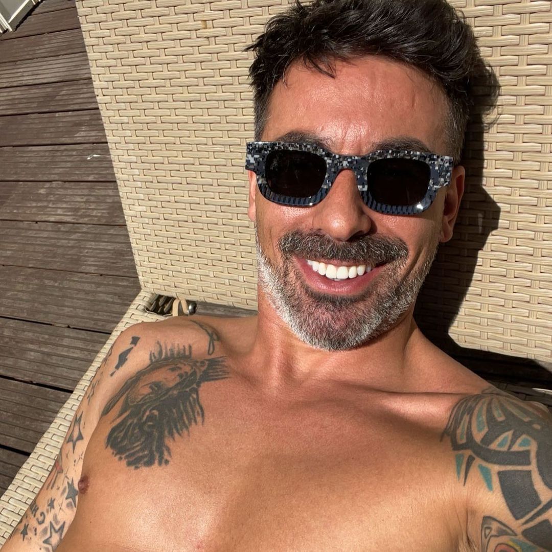 Ezequiel Lavezzi sporting the RHUDE x THIERRY LASRY “RHEVISION”