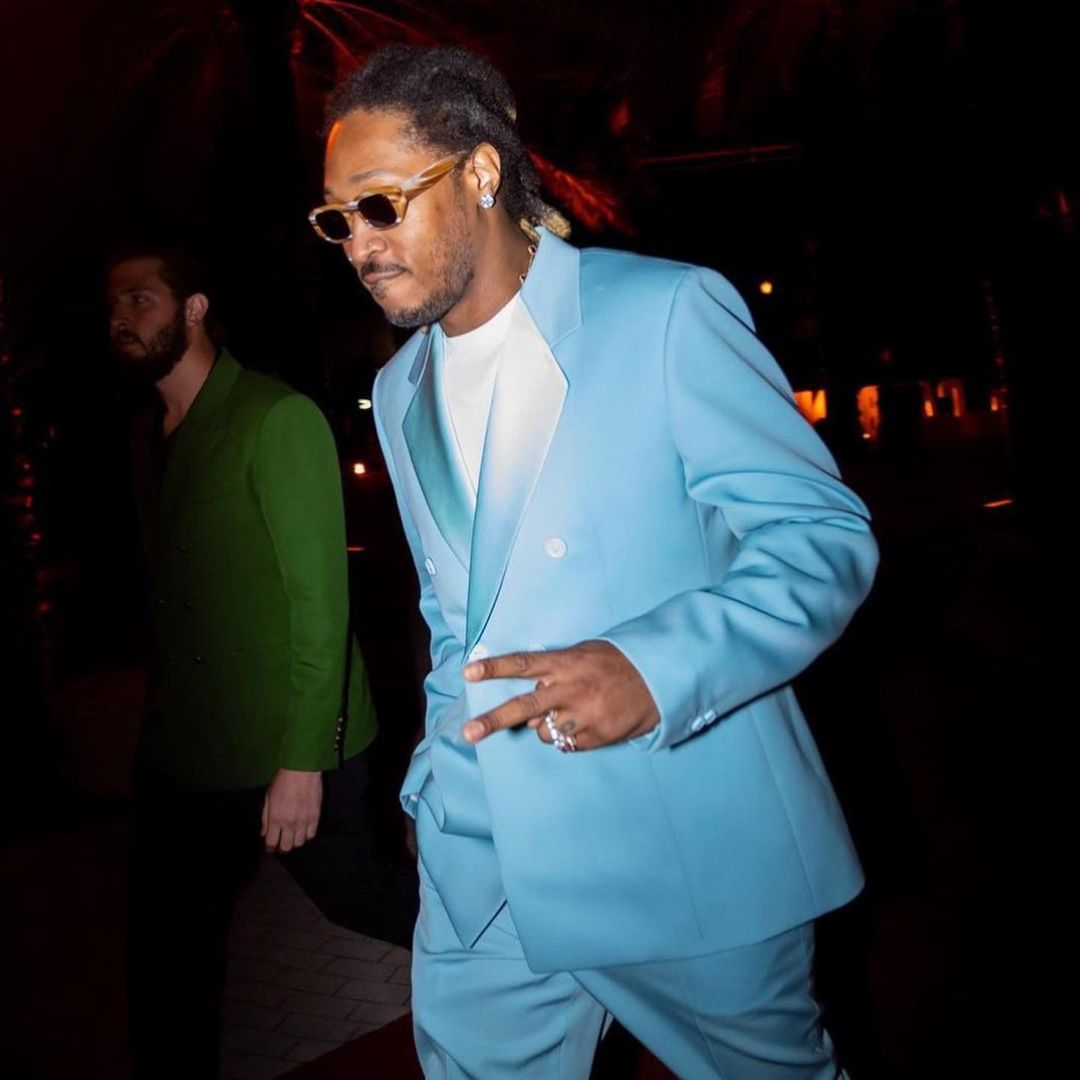 FUTURE wearing the THIERRY LASRY for PATRON OF THE NEW "VICTIMY" sunglasses