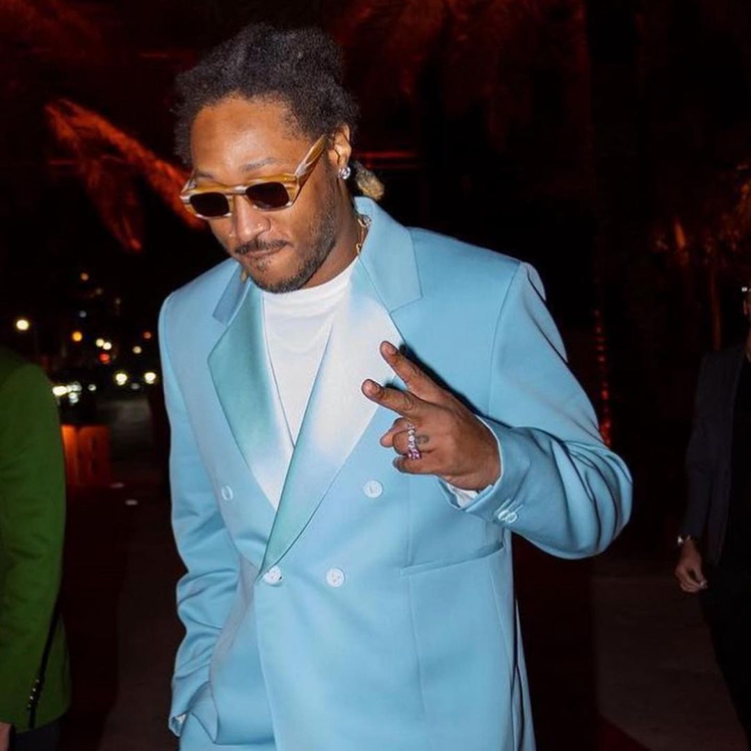 FUTURE wearing the THIERRY LASRY for PATRON OF THE NEW "VICTIMY" sunglasses