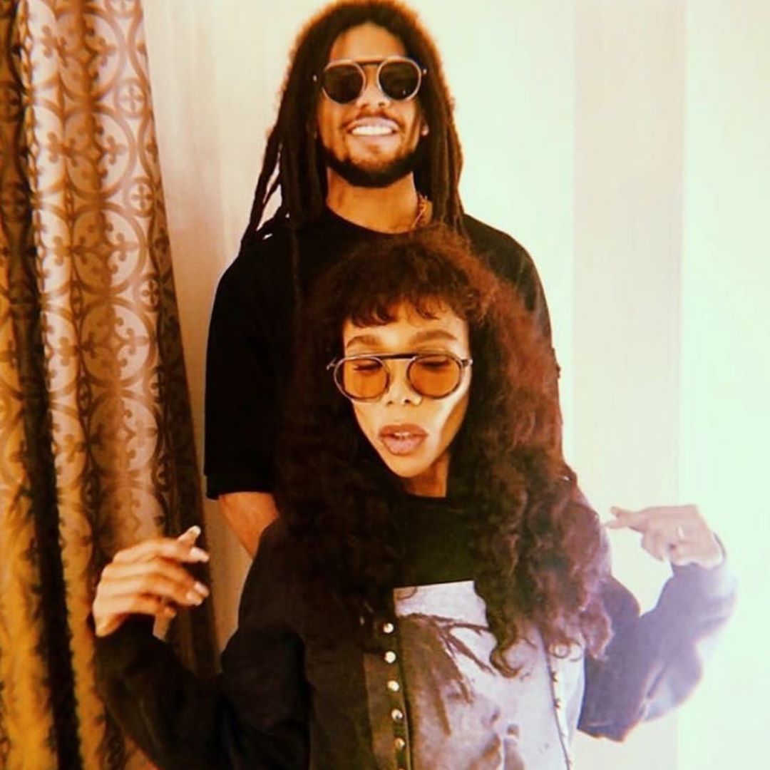 Skip Marley & Cedella Marley wearing the THIERRY LASRY “GHOSTY”