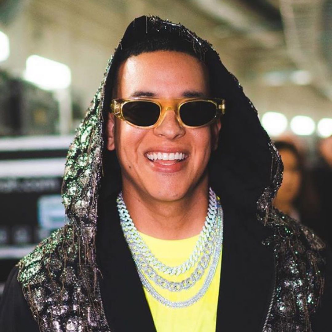 Daddy Yankee wearing the KOCHÉ x THIERRY LASRY “COBALT”
