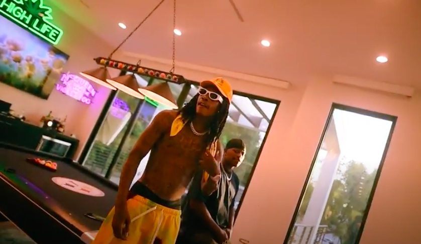 Wiz Khalifa wearing the THIERRY LASRY “MASTERMINDY”