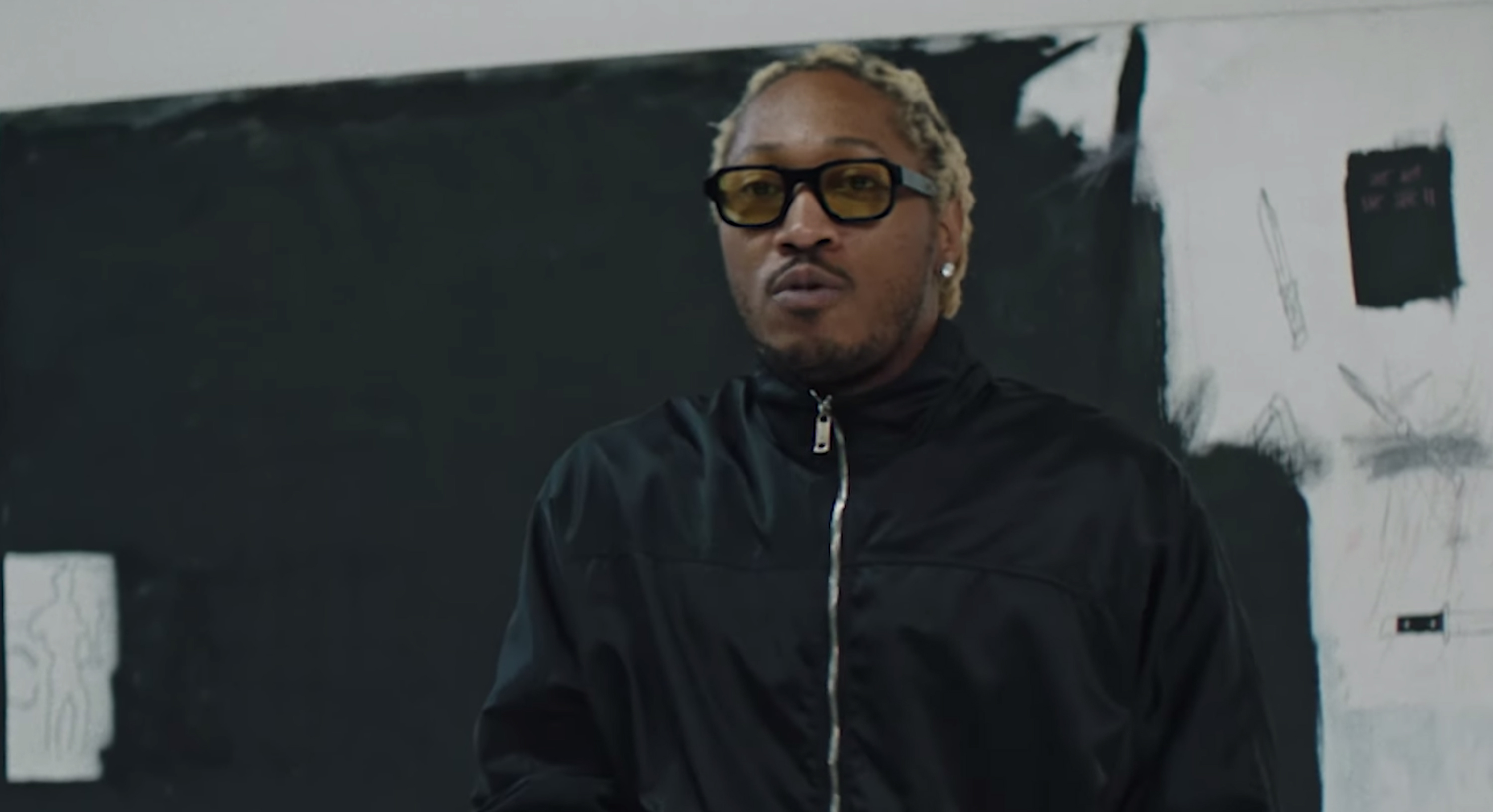 Future wearing the ENFANTS RICHES DÉPRIMÉS x THIERRY LASRY "THE ISOLAR" in "Government Official" music video