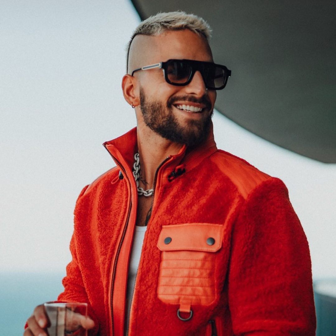 MALUMA wearing the THIERRY LASRY "ROBBERY" Sunglasses