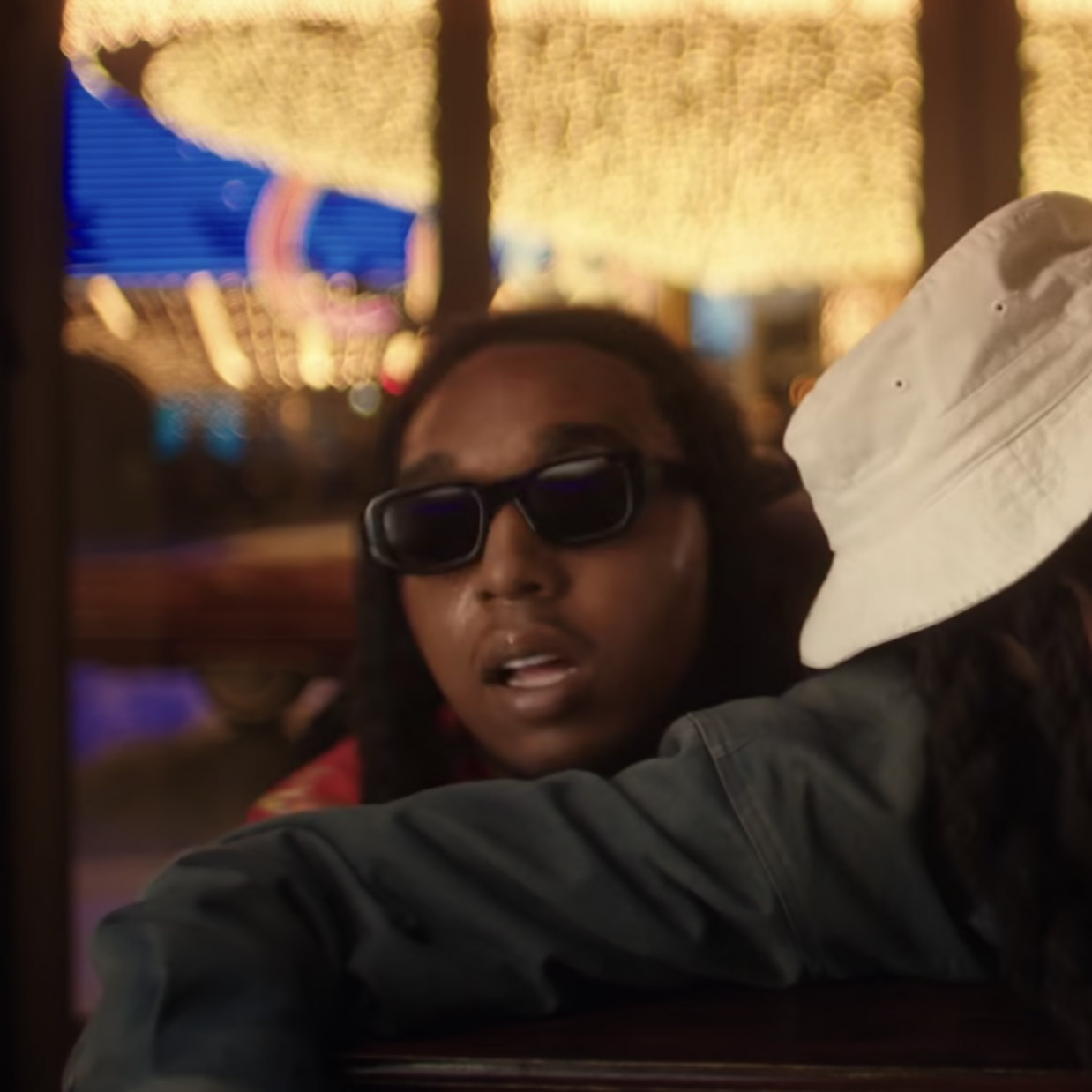 TAKEOFF wearing the thierry lasry sunglasses "VICTIMY"