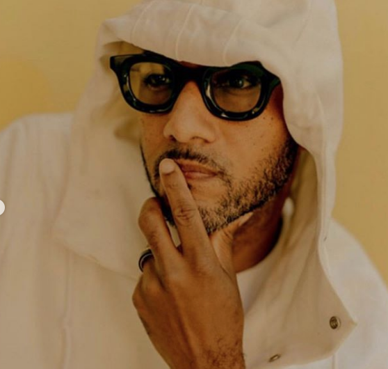 Swizz Beatz  wearing the RHUDE X THIERRY LASRY “RHODEO”