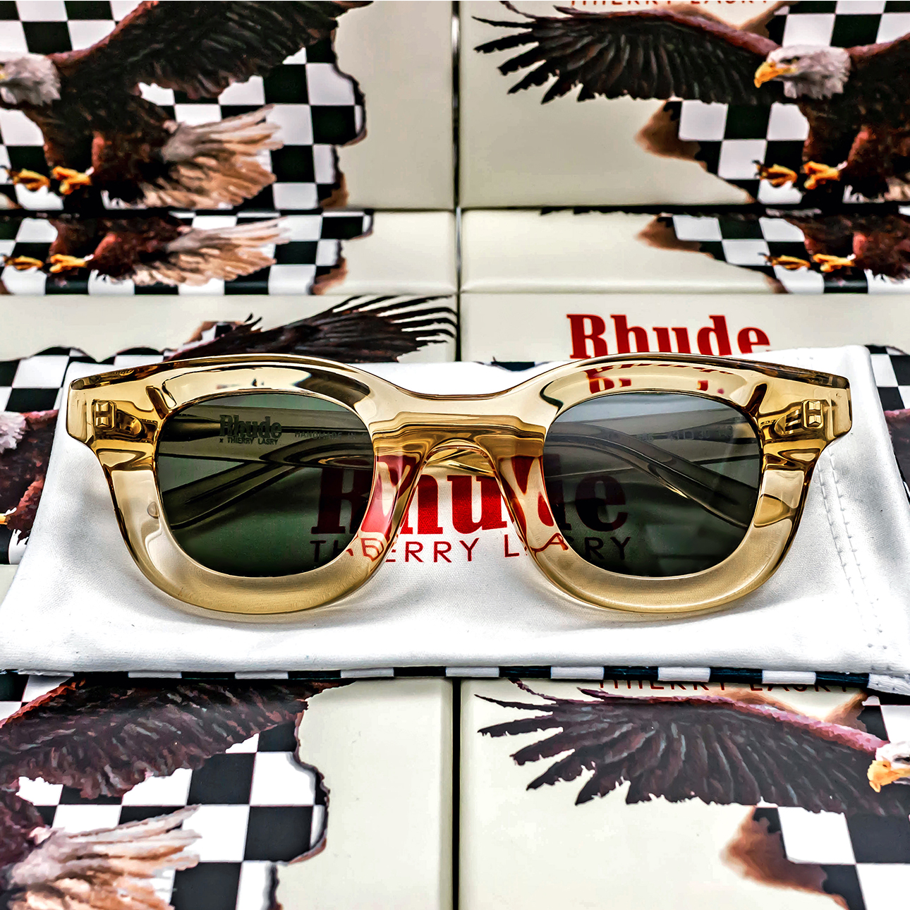 2021 Trend Rhude RHODEO THIERRY High-quality Acetate VIRGIL