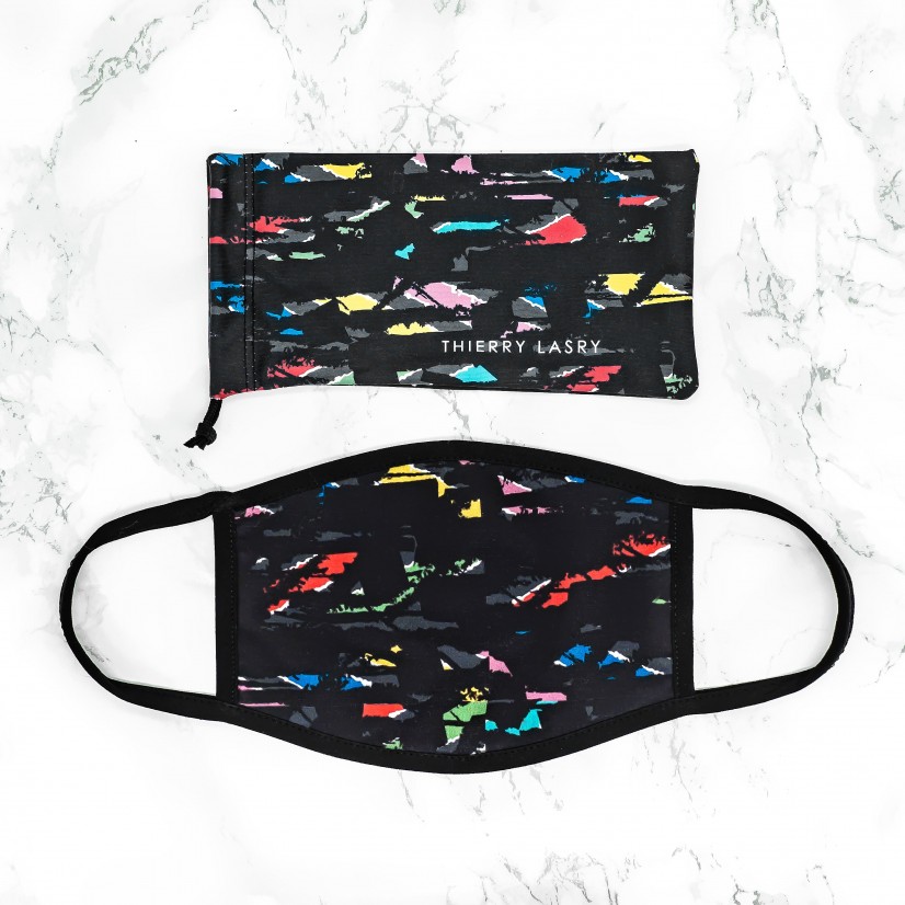 THIERRY LASRY FACE MASK W/ POUCH - MULTI