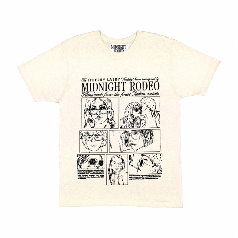 THIERRY LASRY x MIDNIGHT RODEO T-SHIRT - WHITE