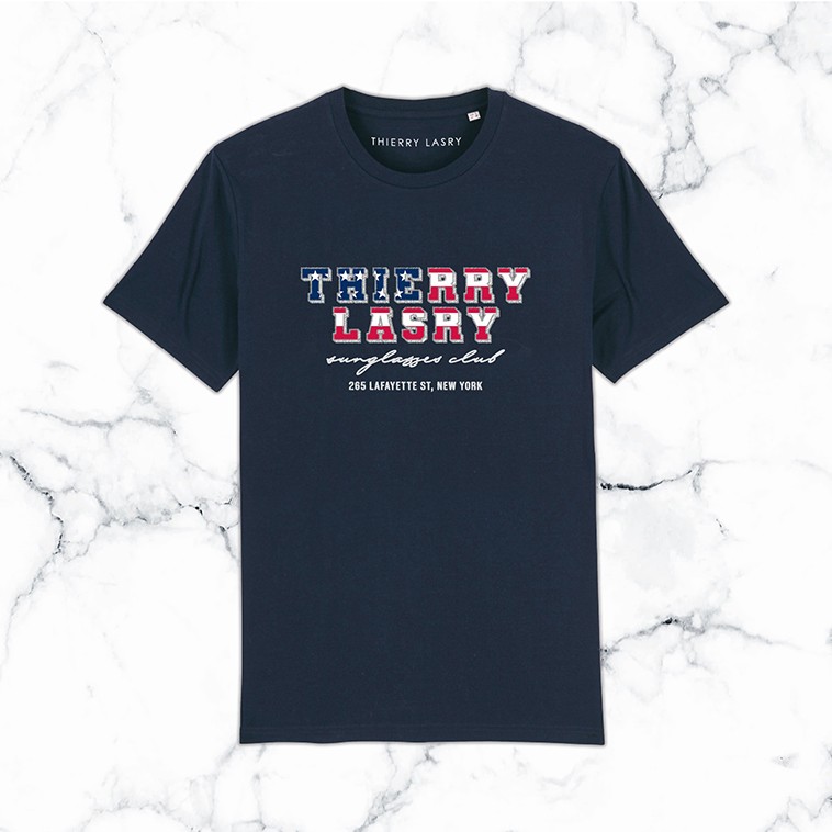 THIERRY LASRY AMERICAN FLAG T-SHIRT