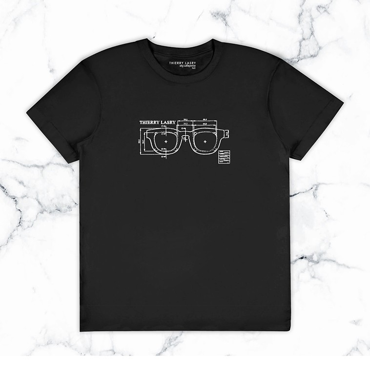 THIERRY LASRY "DARKSIDY" BLUEPRINT T-SHIRT