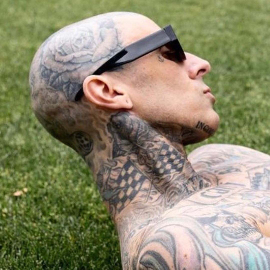 Travis Barker wearing the THIERRY LASRY "MASTERMINDY"