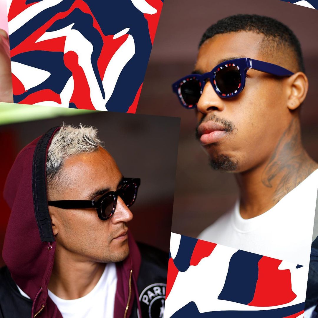 Paris Saint-German Team Players sporting the PSG x THIERRY LASRY collection
