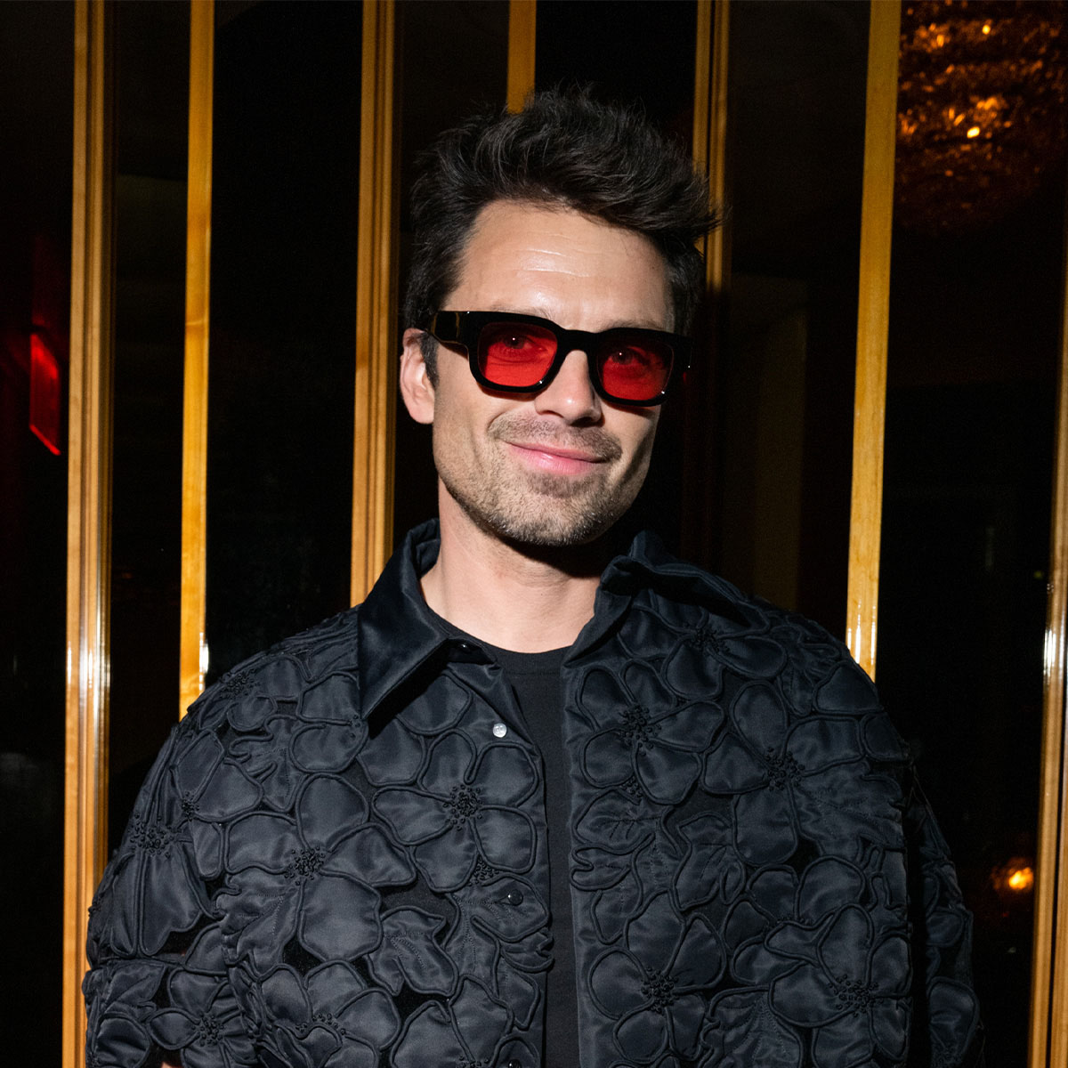 SEBASTIAN STAN wearing the new THIERRY LASRY sunglasses "FOXXXY"